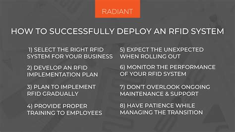 radiant rfid gate systems|rfid implementation.